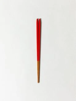 Urushi Slim Chopsticks 19 Urushi Slim Chopsticks -Rikumo Yamachiku Urushi Slim Chopsticks Red 2
