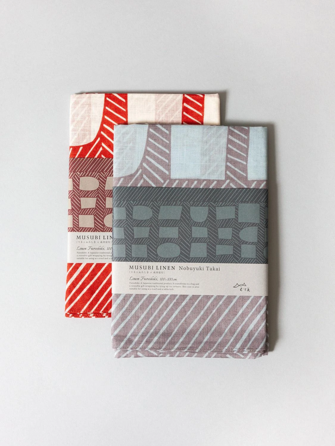 Yamada Linen Furoshiki - Shape And Line 3 Yamada Linen Furoshiki - Shape And Line