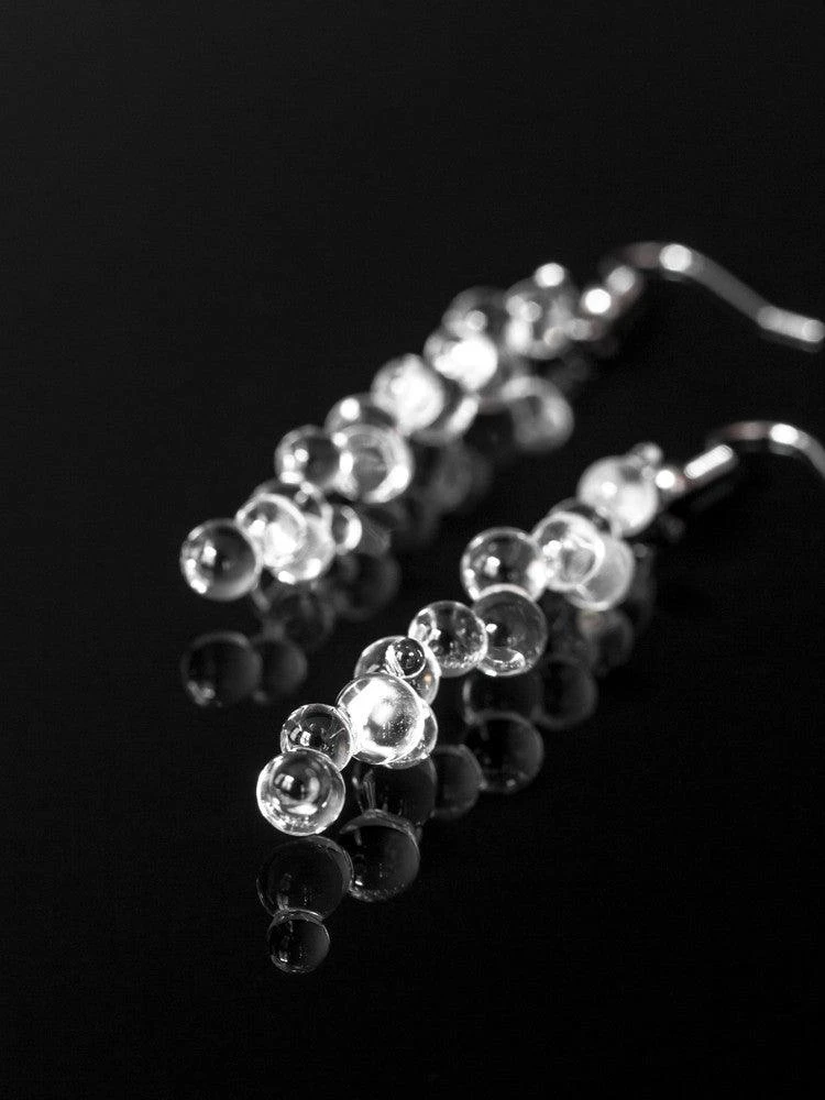 Glass Earrings - Rain 4 Glass Earrings - Rain - Image 2