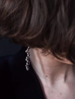 Glass Earrings - Rain 15 Glass Earrings - Rain -Rikumo Yoko Yano Glass Earrings Rain Clear Model 1