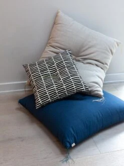 Kyo Zabuton, Cotton - Grey -Rikumo Zabuton 1 e55ae14d 445f 4ea1 a927 118f2033ff59